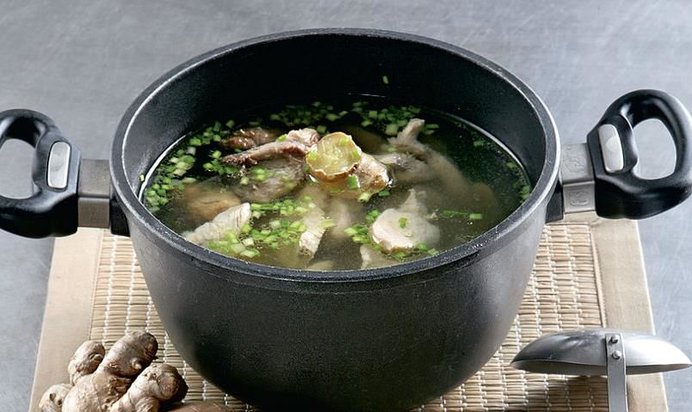 Китайский куриный бульон