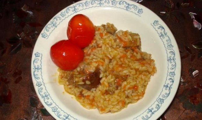 Плов с домашней уткой