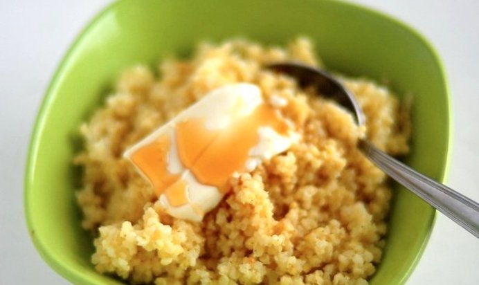 Пшенная каша в микроволновке