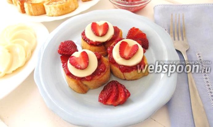 Французские тосты с заварным кремом