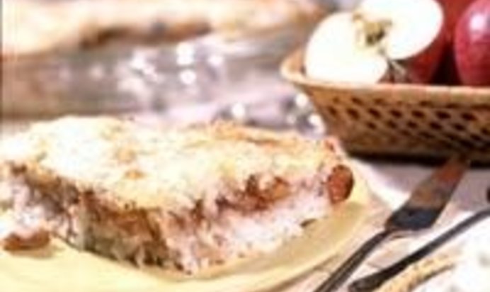 Рисовая каша с яблоками