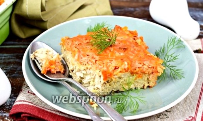 Запеканка «Ленивый голубец» слоями