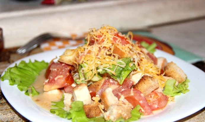 Салат «Цезарь»