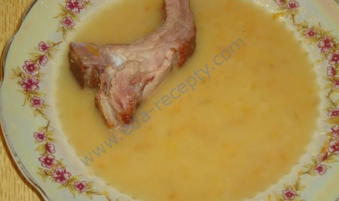 Суп гороховый с говядиной