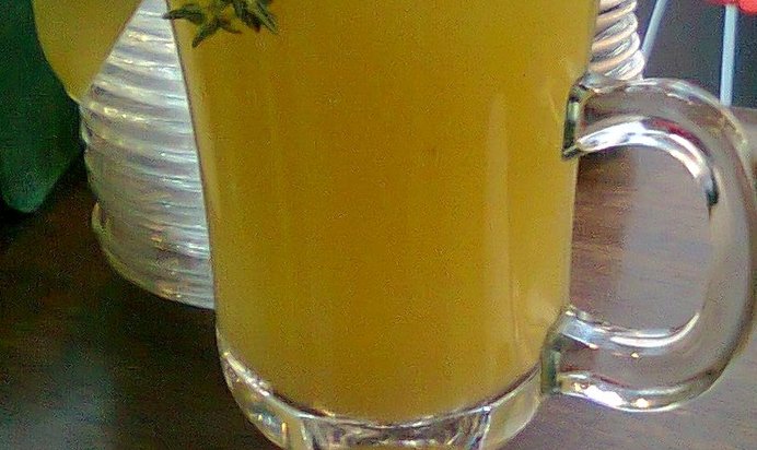 Яблочный чай с тимьяном