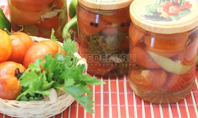 Салат на зиму из помидор