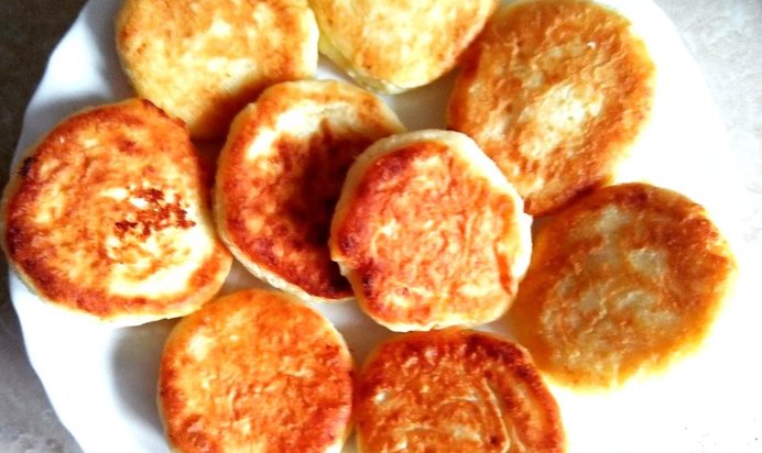 Домашние сырники с манкой