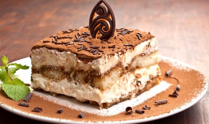 Тирамису с яблоками