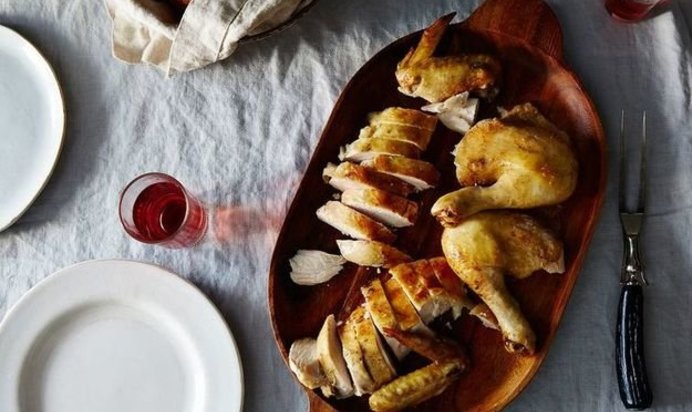 Запеченный цыпленок