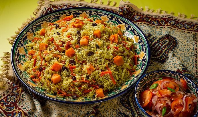 Плов с тыквой