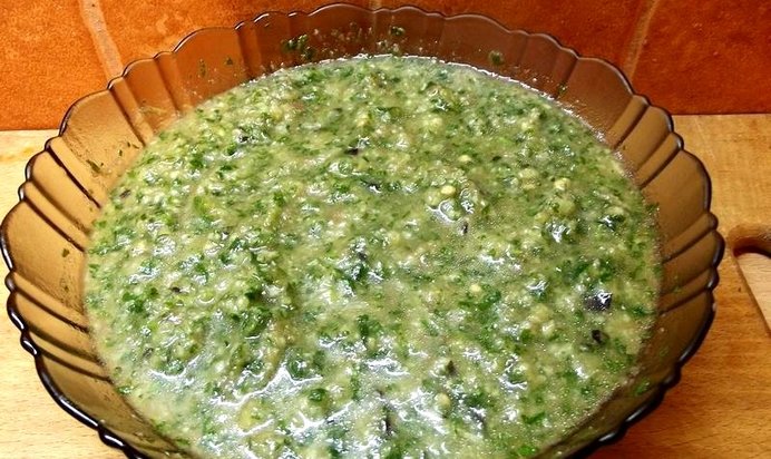 Гаспачо с зеленью