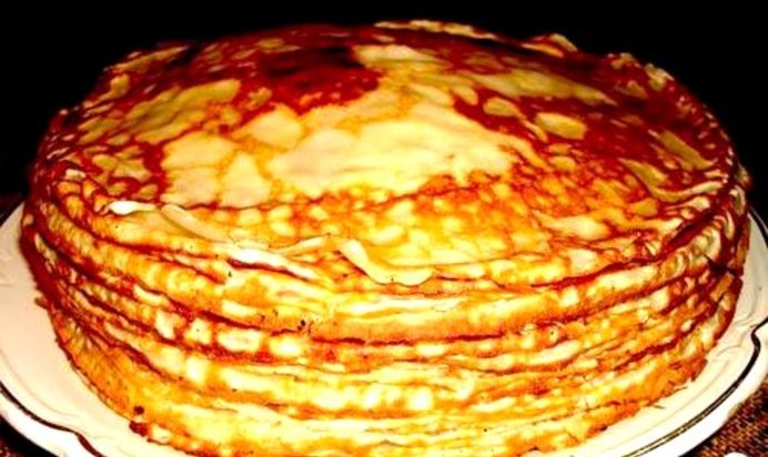 Блины красные