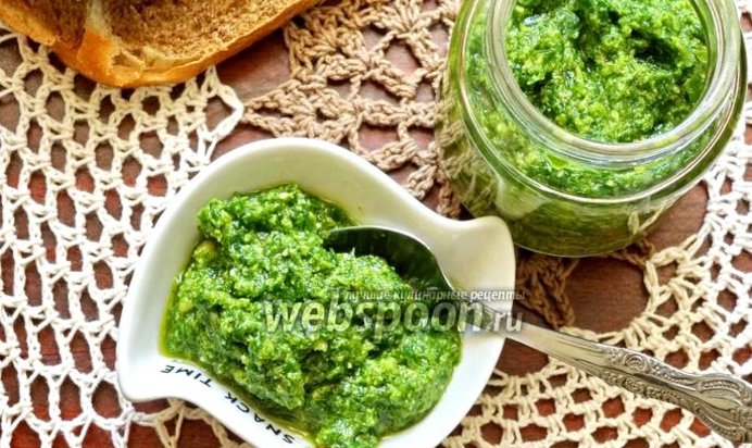 Соус «Песто» из черемши