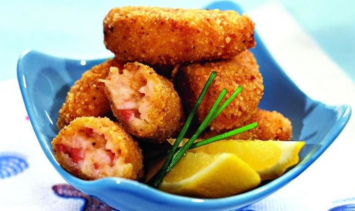 Клецки из креветок