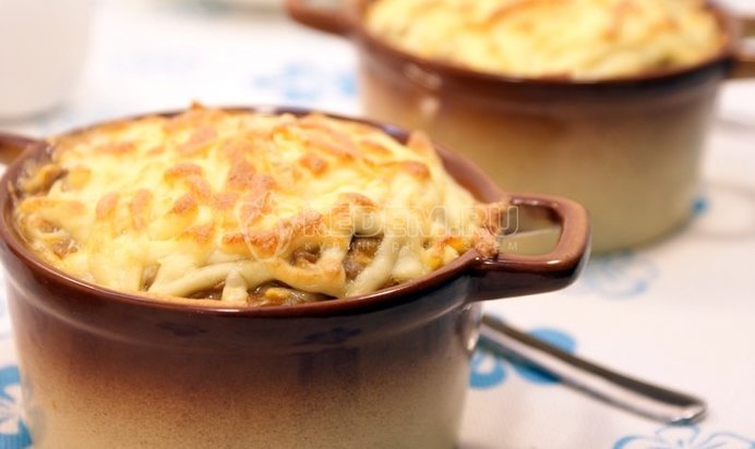 Запеканка из чечевицы