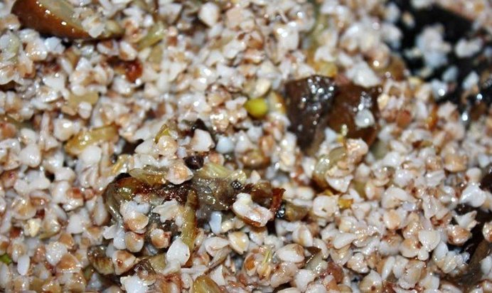 Гречка с грибами