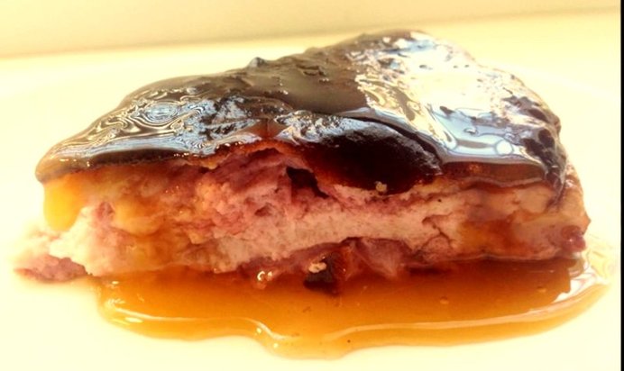 Диетическая клубничная запеканка