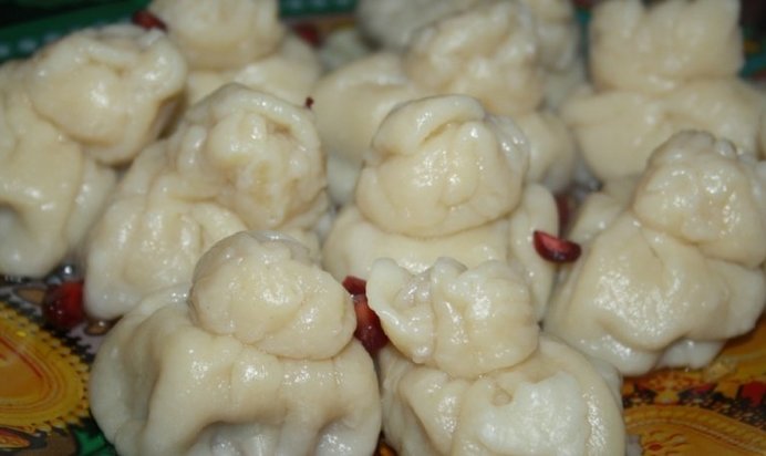 Хинкали с телятиной и бараниной