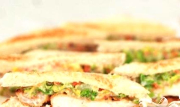 Сэндвичи с рыбой и капустой