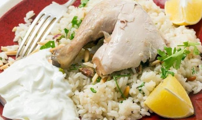 Греческий лимонный плов