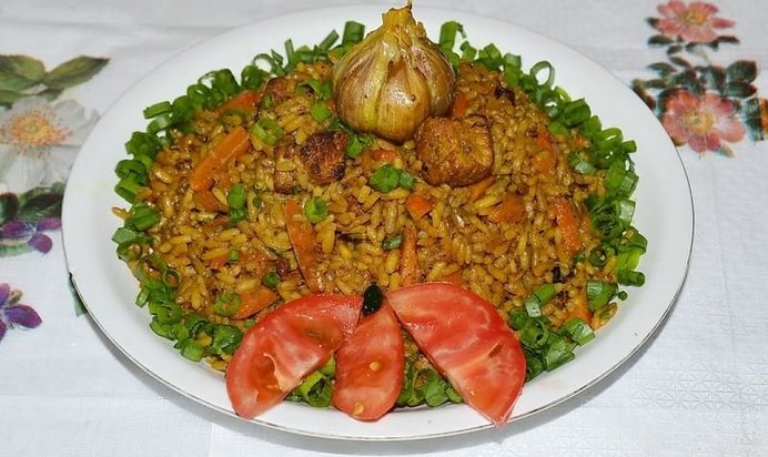 Узбекский плов со свининой