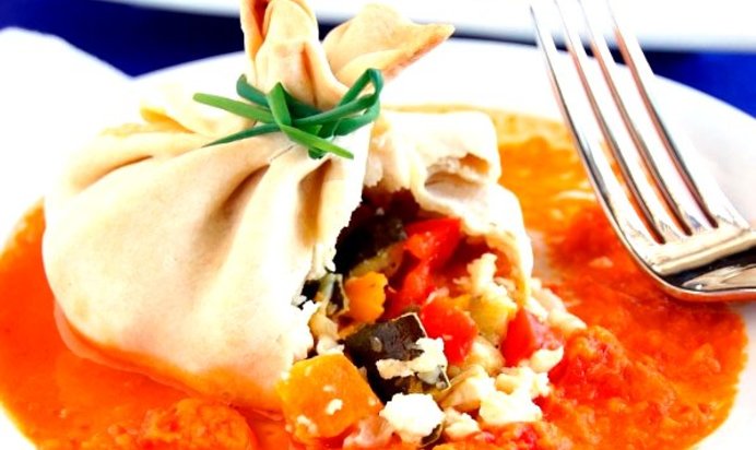 Овощные манты