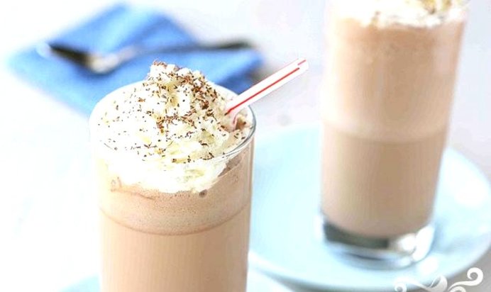 Фраппе с коньяком и кофе