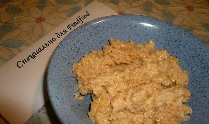 Овсяная каша с мёдом