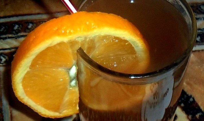 Компот из сухофруктов и цитрусовых