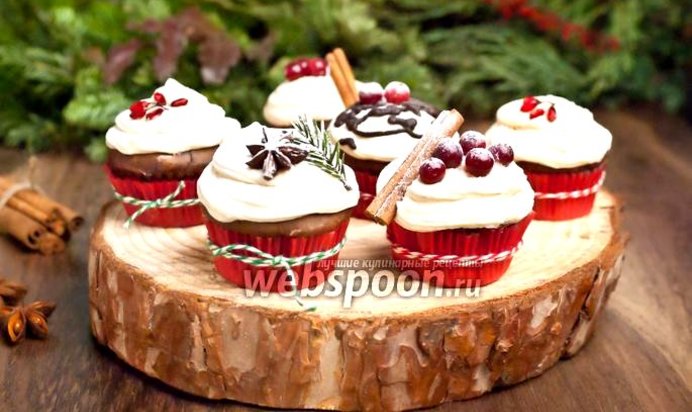 Новогодние маффины