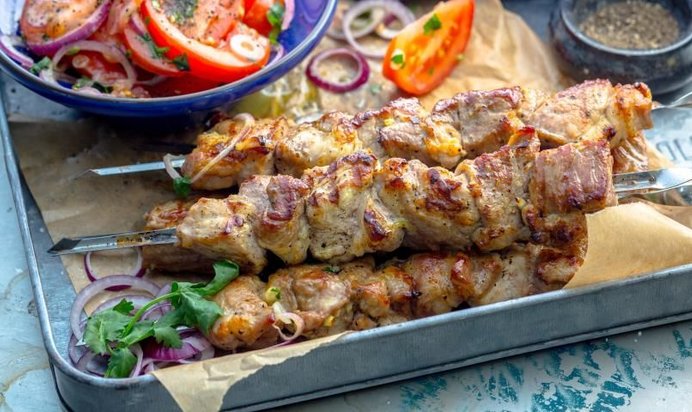 Классический шашлык из свинины