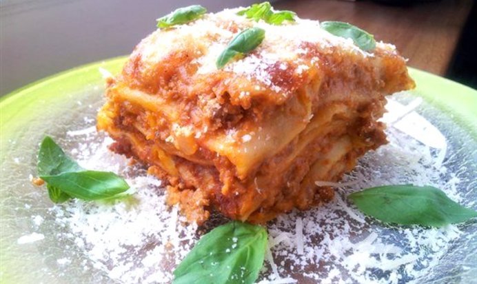 Мясная лазанья