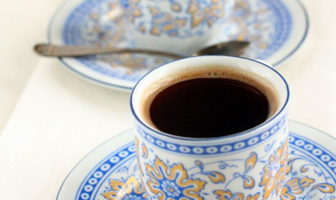 Карамельный кофе в турке