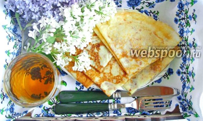 Блины на лимонаде