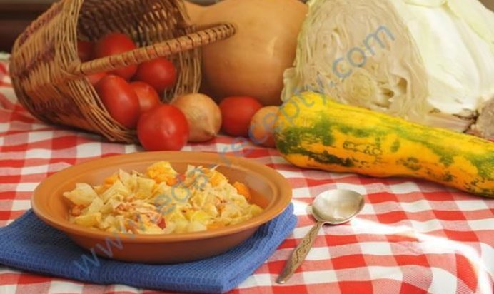 Овощное рагу: кабачки с картошкой помидорами