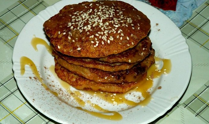 Диетические оладьи из тыквы