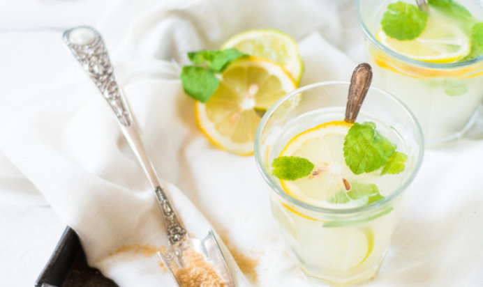 Домашний лимонад с мятой