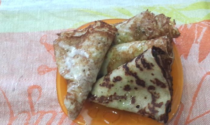 Блинчики на ряженке