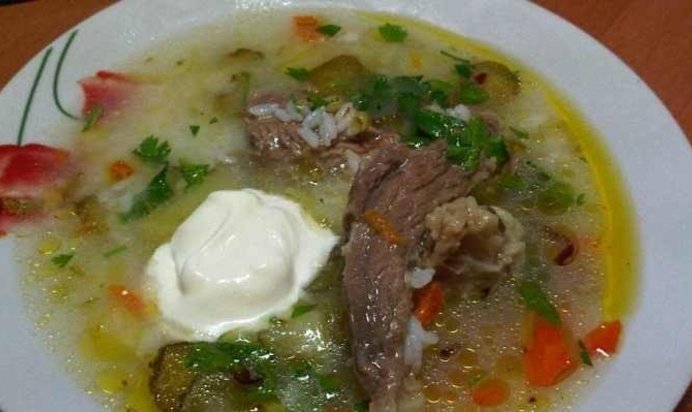 Рассольник без перловки