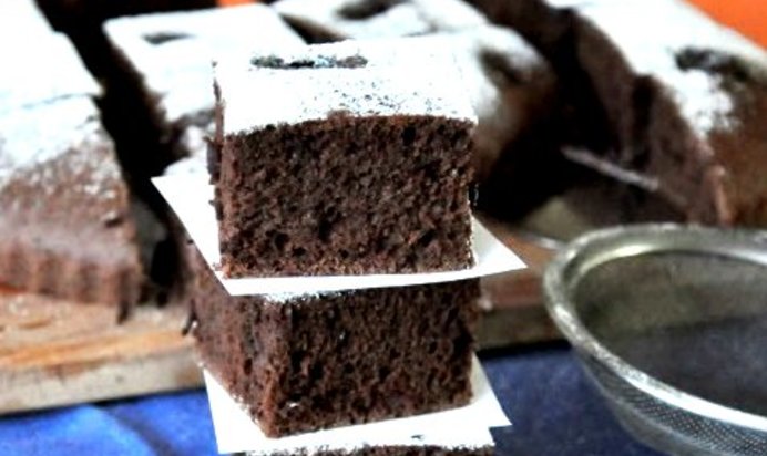 Постный брауни