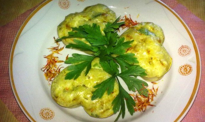 Кексы шафранные