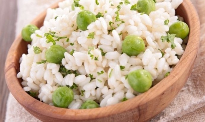 Ризотто с зеленым горохом