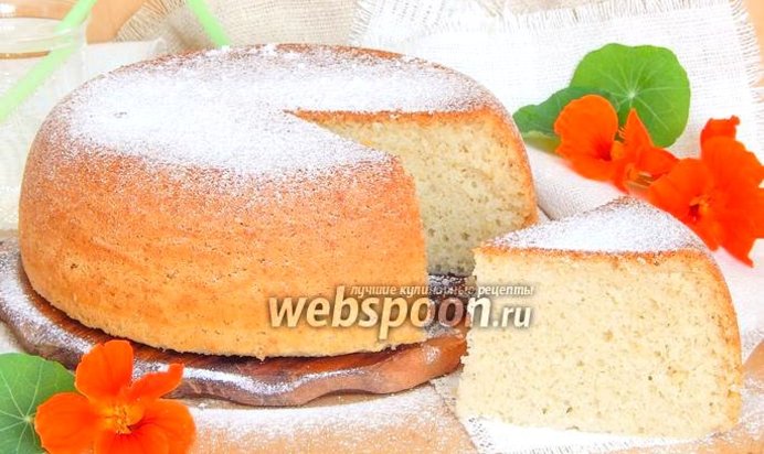 Бисквит на лимонаде в мультиварке