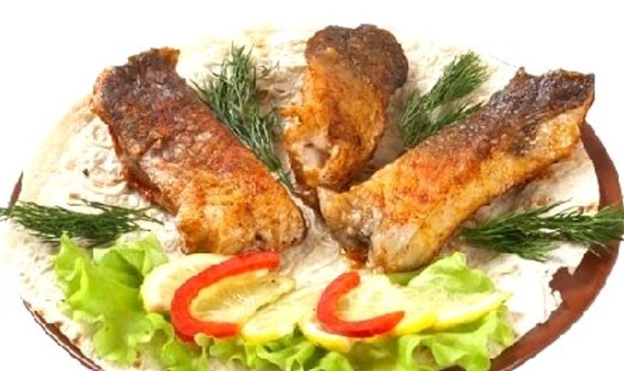 Шашлык из рыбы сазан