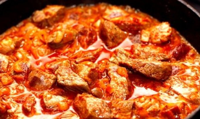 Азу свиное в мультиварке