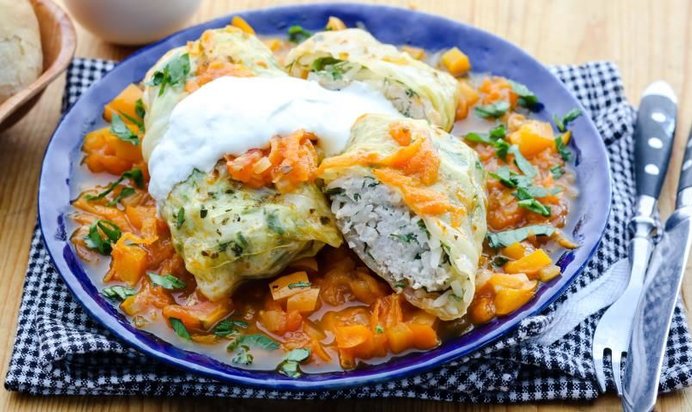 Голубцы из молодой капусты