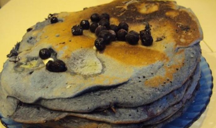 Черничные блины