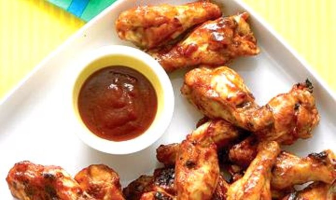 Цыпленок барбекю в соусе из коричневого сахара