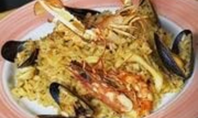 Ризотто с морепродуктами