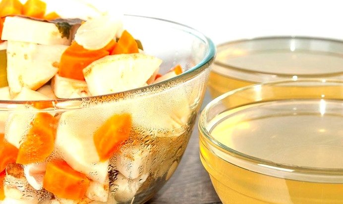 Овощной бульон простой